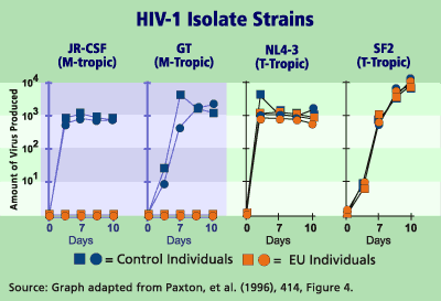 Graph: HIV-1 Isolate Strains