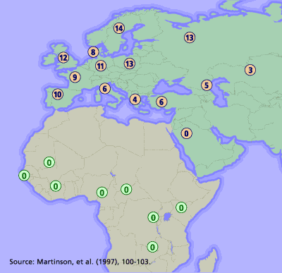 Africa and Europe Maps