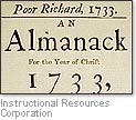[Picture of cover of 'Poor Richard's Almanack']