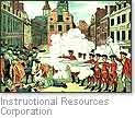 [Picture of Paul Revere's painting 'The Boston Massacre']
