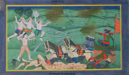 “Battle of Lanka, between Rama and Ravana, King of the Rakshasas” from the Ramayana