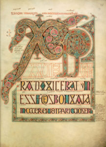 Lindisfarne Gospels, fol. 29 (Cotton MS, Nero D.IV)