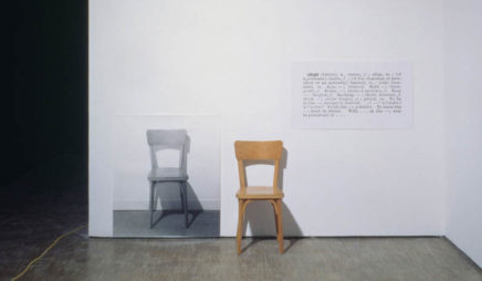 One and Three Chairs